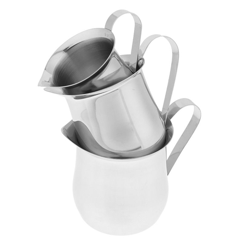 キッチンステンレス鋼クリームピッチャー60-240ML計量カ - Barista Milk Jug のレビューと価格