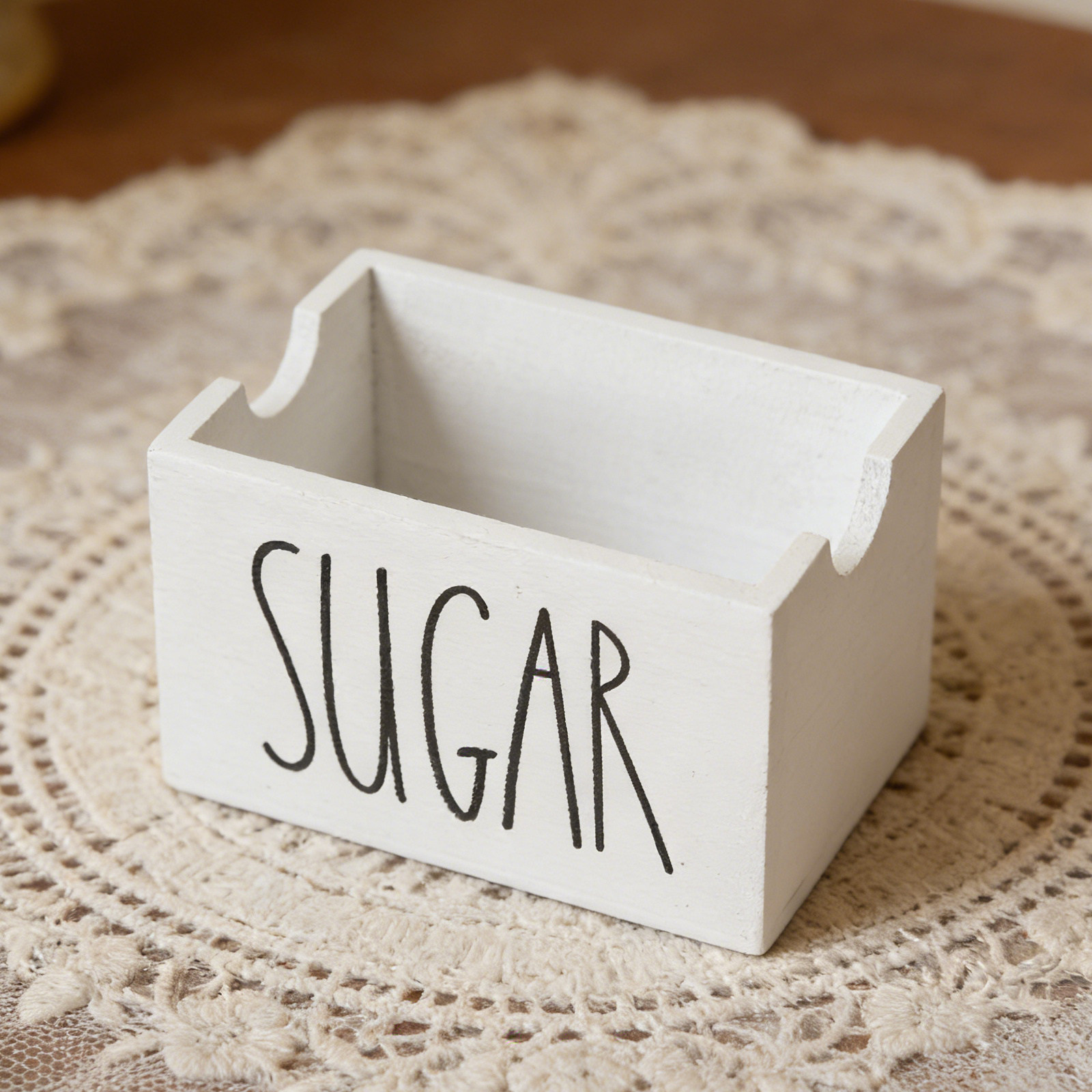 砂糖入れの蓋とスプーン、アンティーク調のキッチン用調味料入れ - Coffee Tea Sugar のレビューと価格