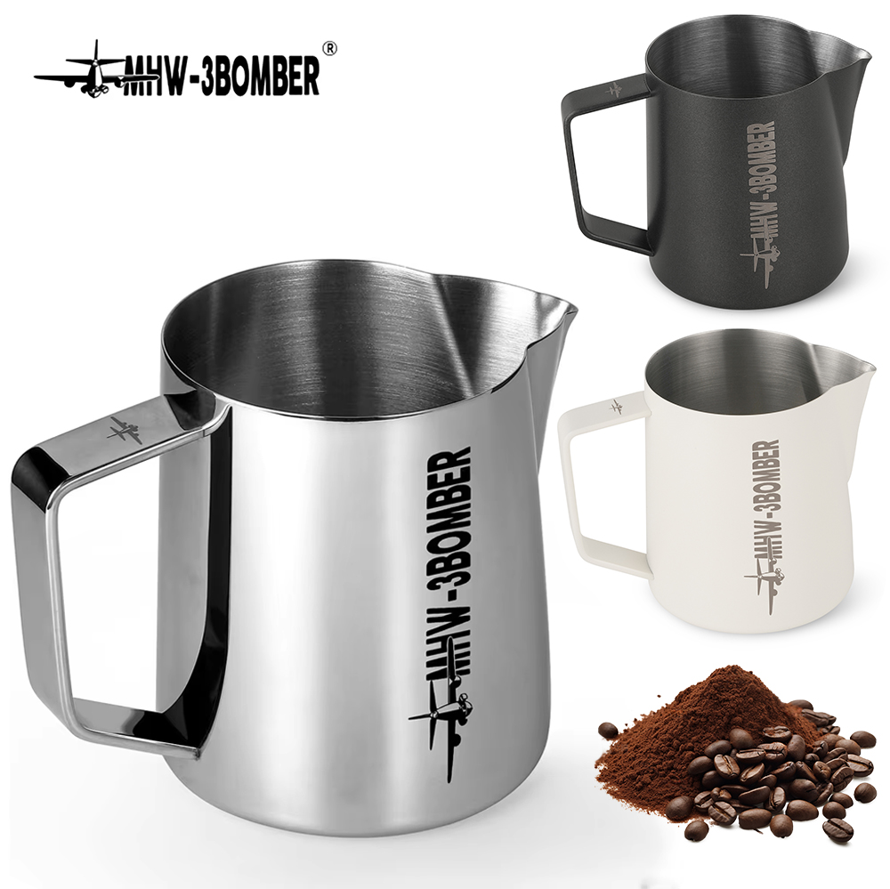 Mhw-ミルク泡立てピッチャー蒸し器カップ、ミルクフォームジ - Barista Milk Jug のレビューと価格