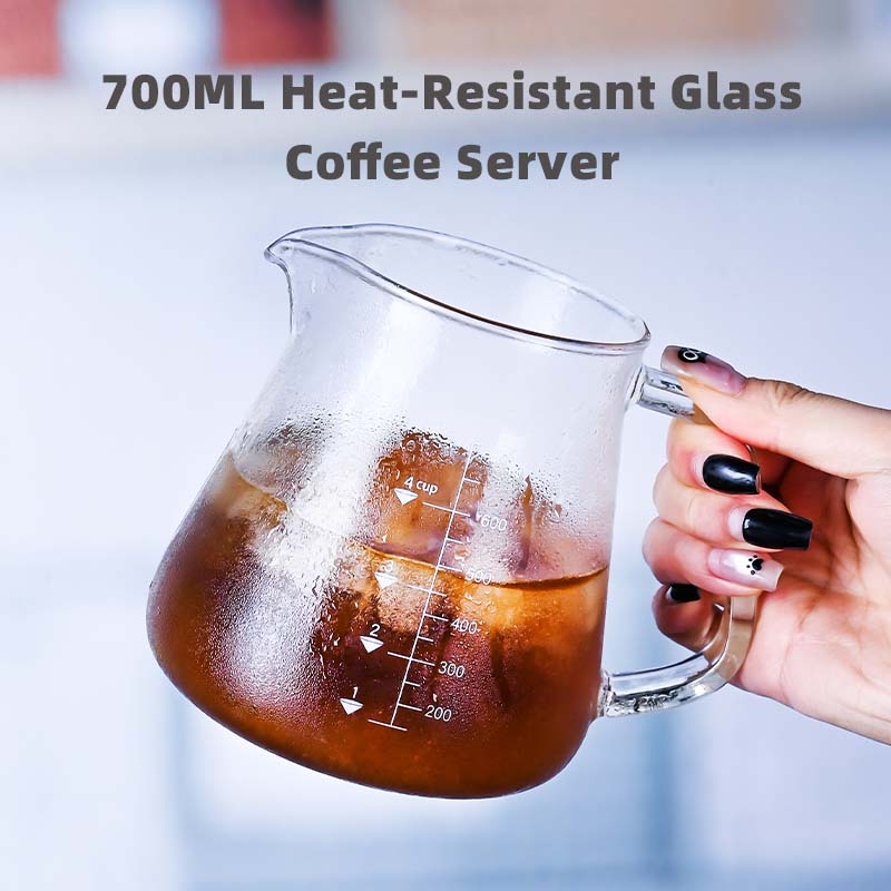 新しい高ホウケイ酸ガラス製700mlコーヒーポットとティーポ - Xbloom Coffee Tea のレビューと価格