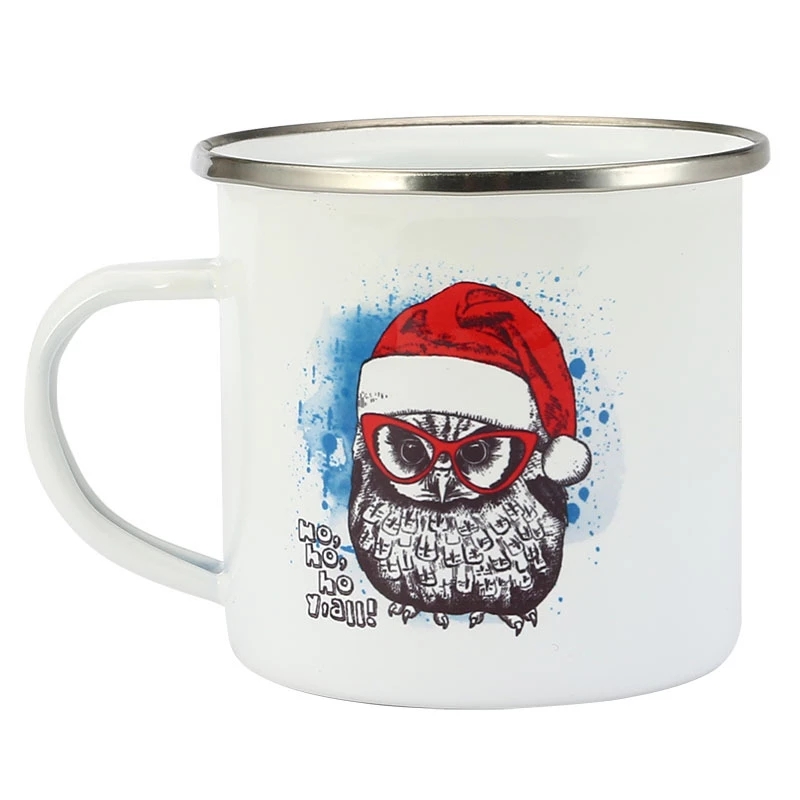 350ML エナメルコーヒーマグ DIYロゴ写真入りテキスト - Coffee Tea Name のレビューと価格