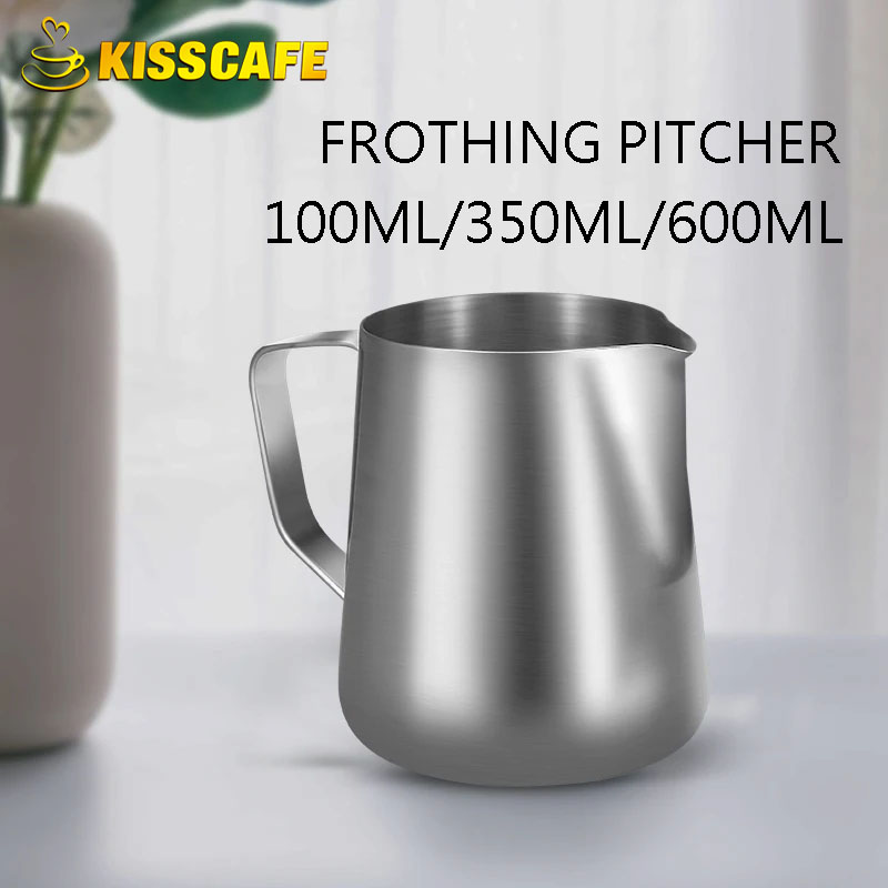 ミルク泡立て器ジャグステンレス鋼容器 100 ミリリットル  - Barista Milk Jug のレビューと価格