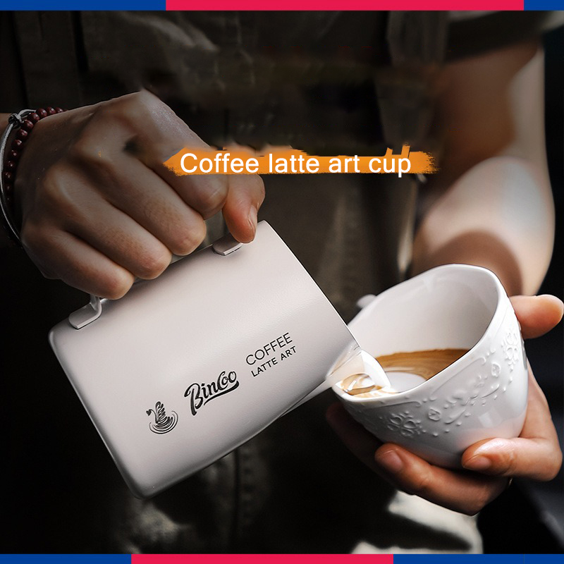 420mlコーヒーラテアートタンク ステンレス製チップ付きミ - Barista Milk Jug のレビューと価格