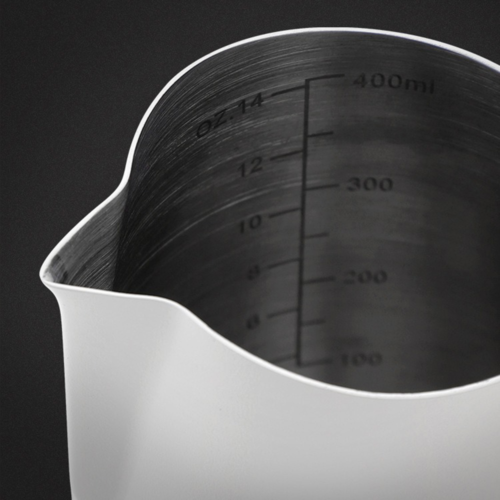 420mlコーヒーラテアートタンク ステンレス製チップ付きミ - Barista Milk Jug のレビューと価格