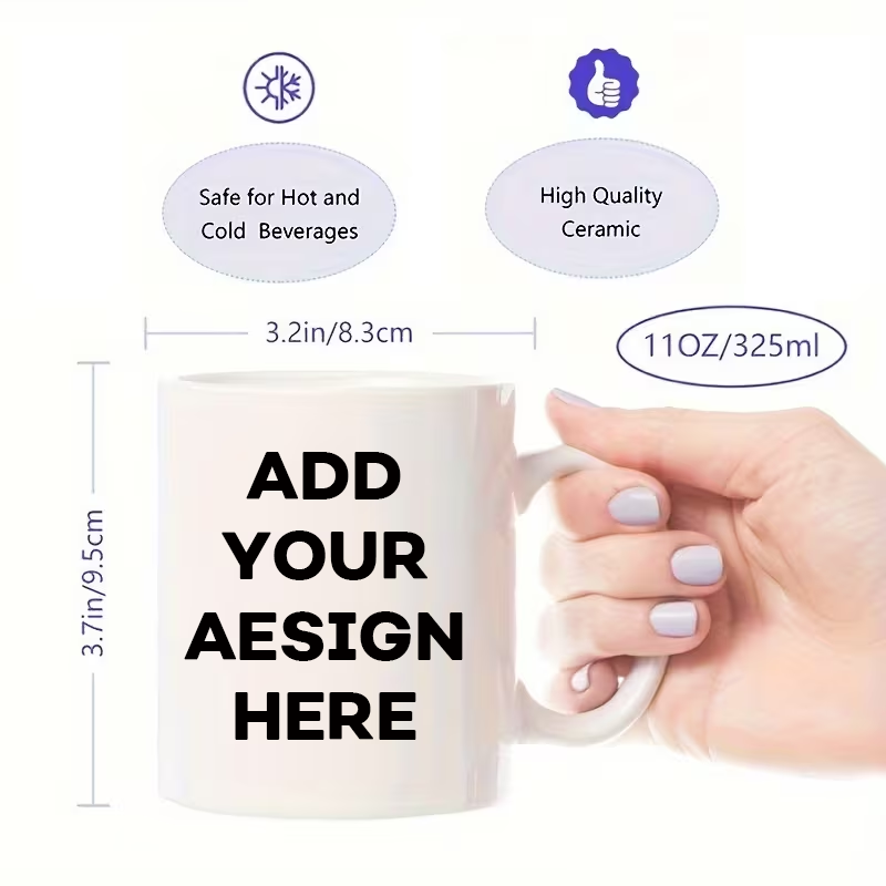 11オンスのパーソナライズマグカップ、カスタム名・画像・テキ - Coffee Tea Name のレビューと価格