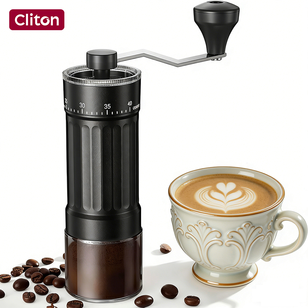外部調整可能な円錐形刃、取り外し可能な屋外用ポータブルコーヒ - Burr Hand Grinder のレビューと価格