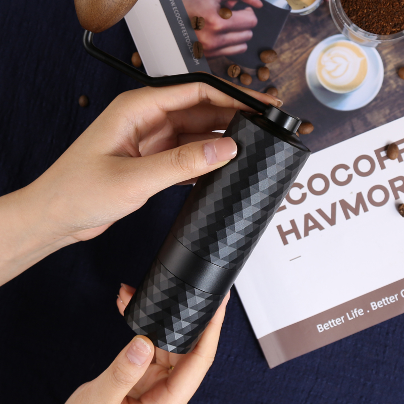 Havmore CNC加工プロ仕様調整可能ステンレス製ポータ - Burr Hand Grinder のレビューと価格